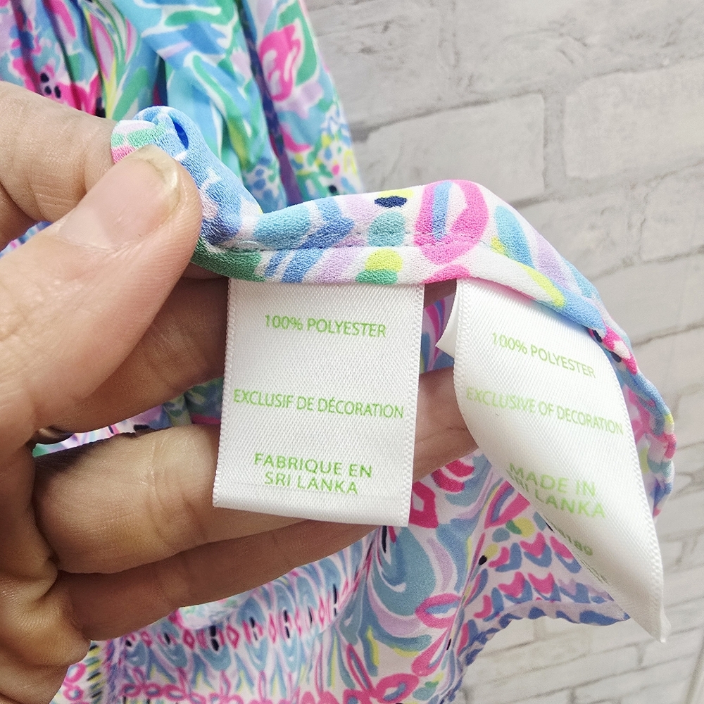 Lilly Pulitzer Pleated Blouse - Picture 6 of 8